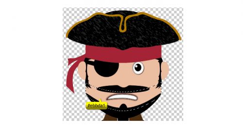 آموزش طراحی کاراکتر کارتونی دزد دریایی در فتوشاپ